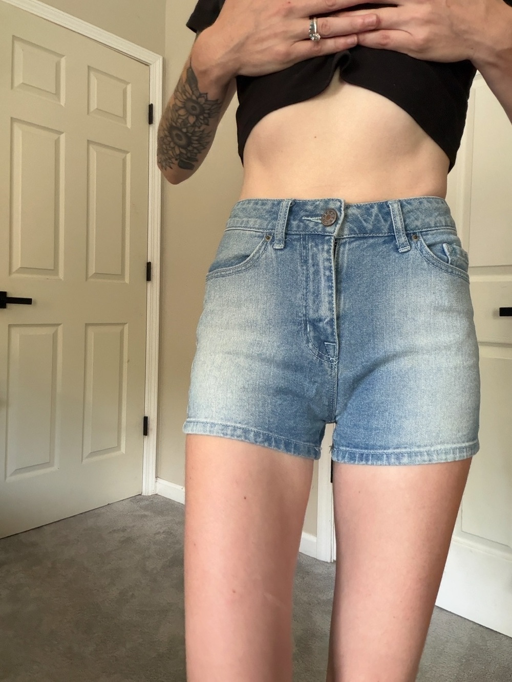 BDG “Erin” High Rise Denim Shorts